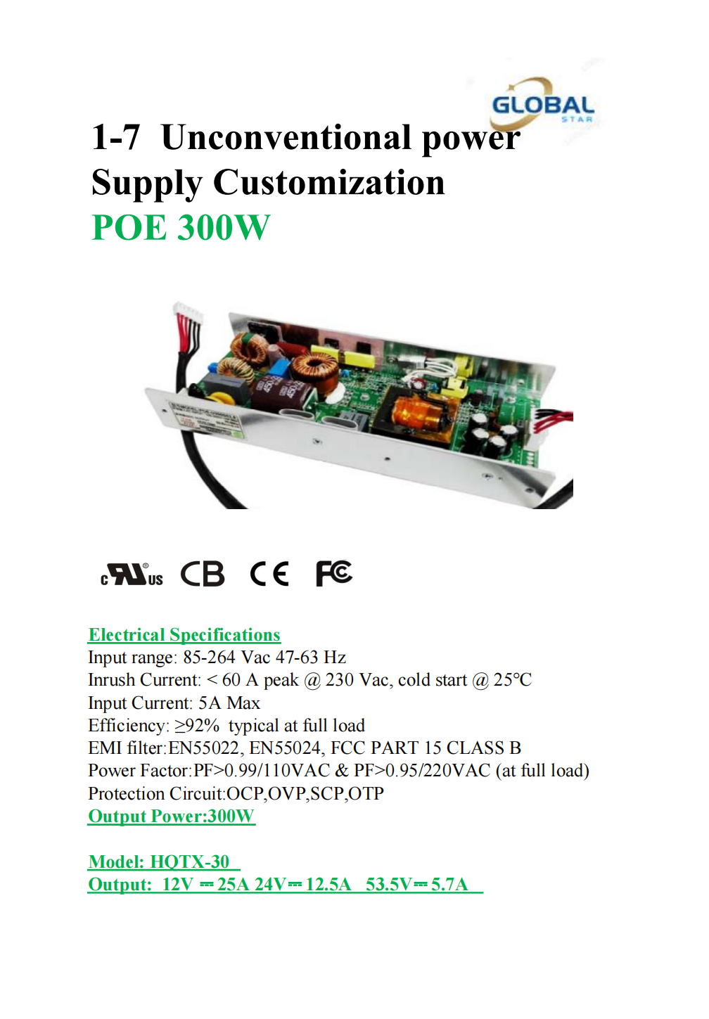 Unconventional power Supply Customization POE 300W.png