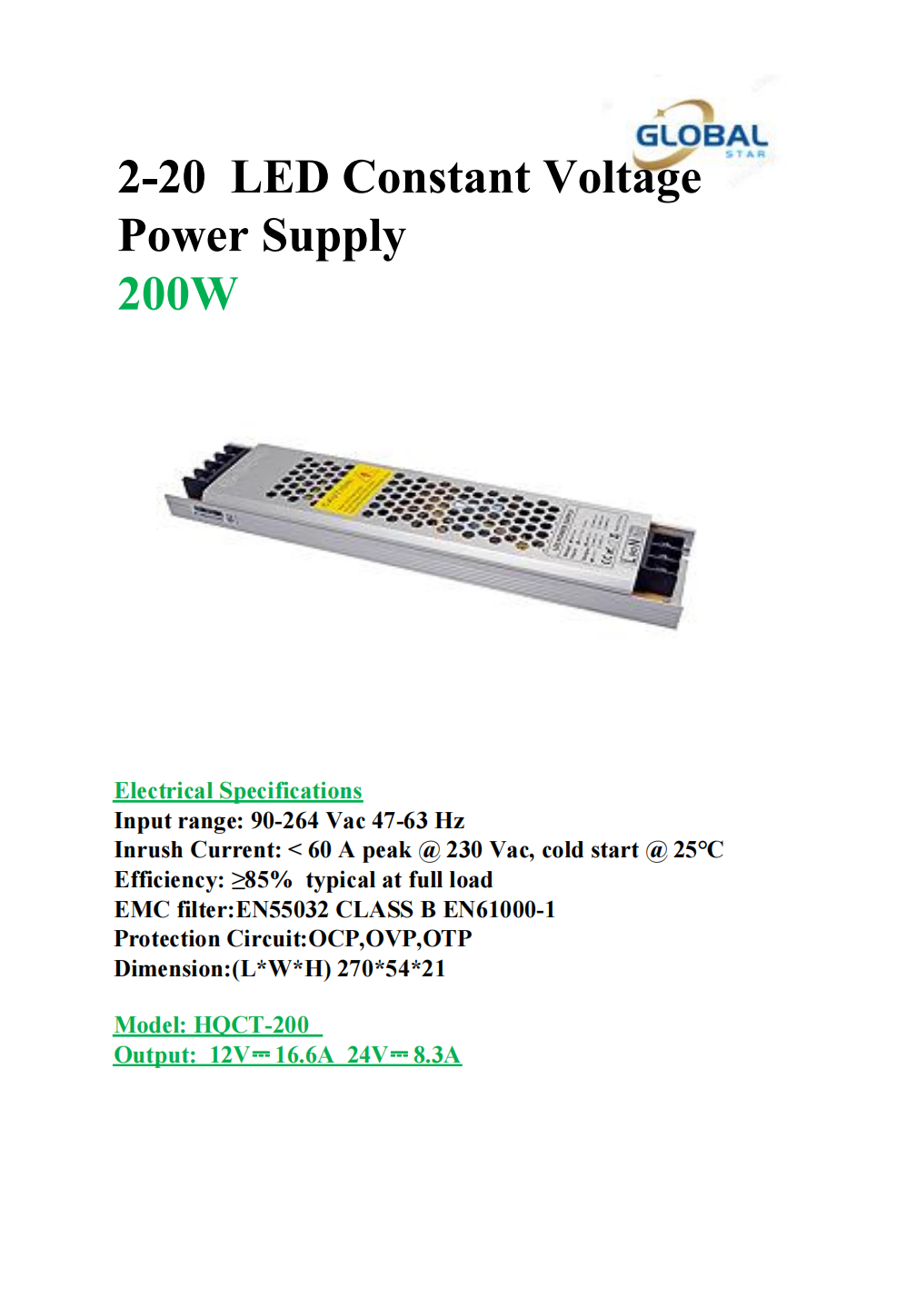 LED Constant Voltage Power Supply200W.png