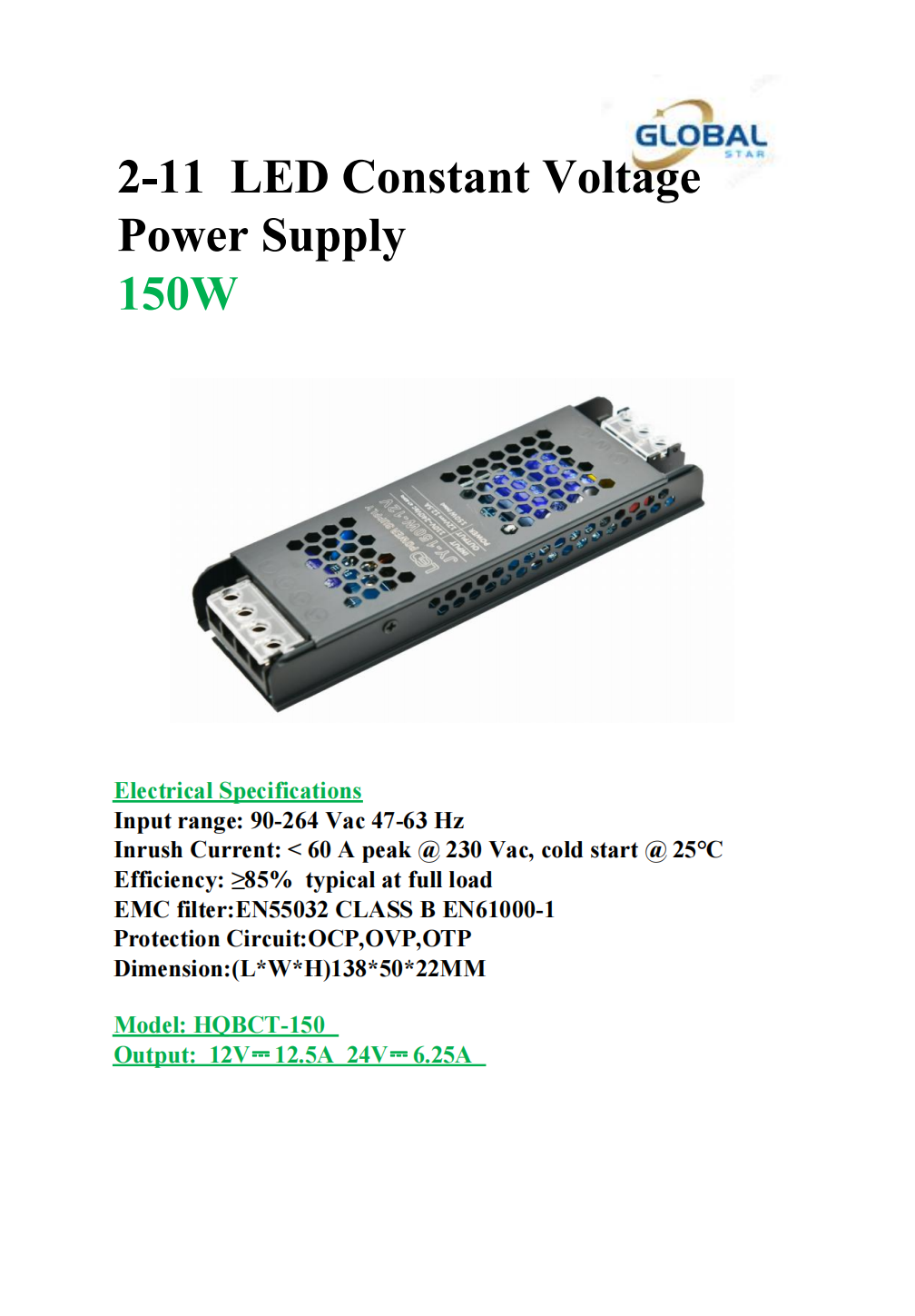 b254fc770b3601b6a85f5ba6d33916ab.png LED Constant Voltage Power Supply 150W.png